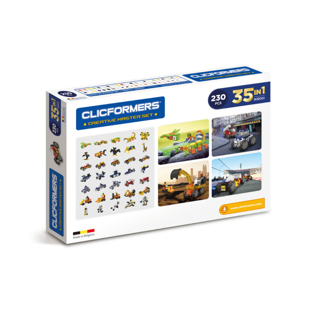 Clicformers - Creative Master Set - 230 delar