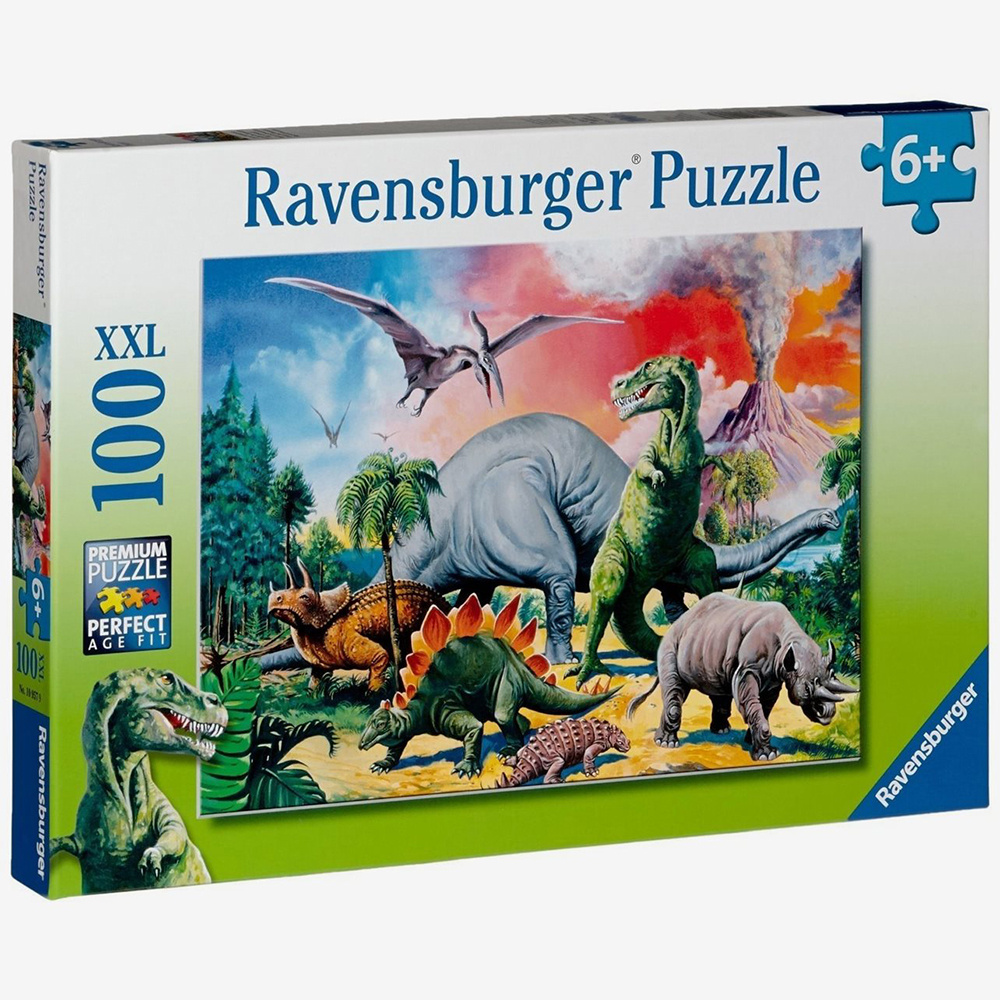 Ravensburger Pussel: Dinosaurier 100 Bitar XXL