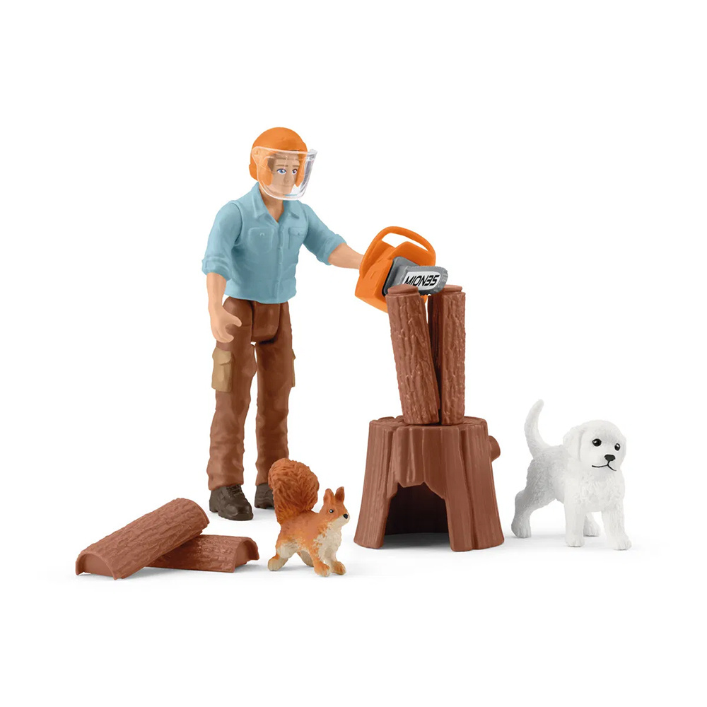 Schleich Pocket Set - Skogsskötare