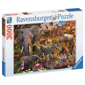 Ravensburger Pussel: Afrikanska Djur 3000 Bitar Ravensburger Pussel: Afrikanska Djur 3000 Bitar