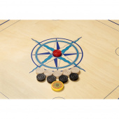Carrom Standard Dark Blue-Light Blue Carrom Standard Dark Blue-Light Blue