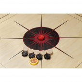 Carrom Standard Sun Black-Red Carrom Standard Sun Black-Red