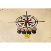 Carrom Top Class Black-Red Carrom Top Class Black-Red
