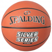 Spalding Silver Series Rubber Basketball sz 7 Spalding Silver Series Rubber Basketball sz 7