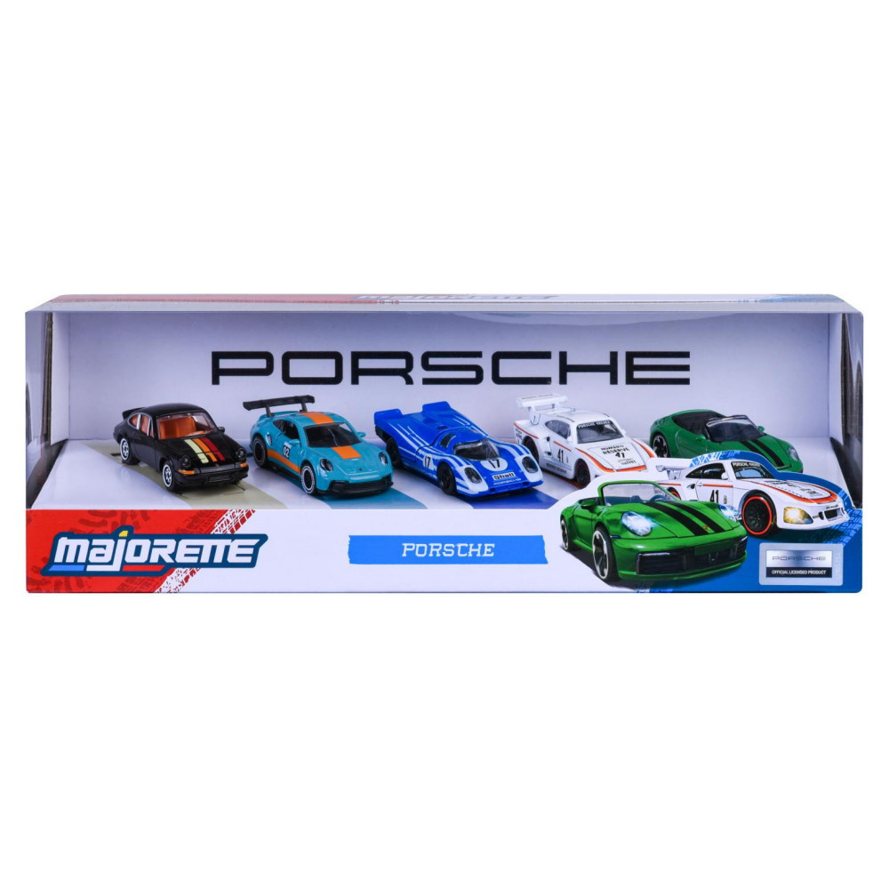 Majorette Porsche  5-Pack