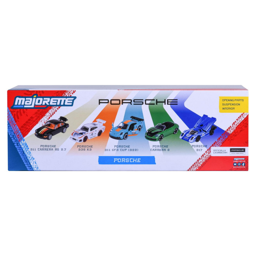 Majorette Porsche  5-Pack
