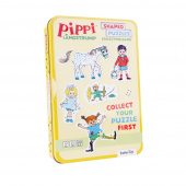 Pippi - Pusselspel i Plåtask Pippi - Pusselspel i Plåtask