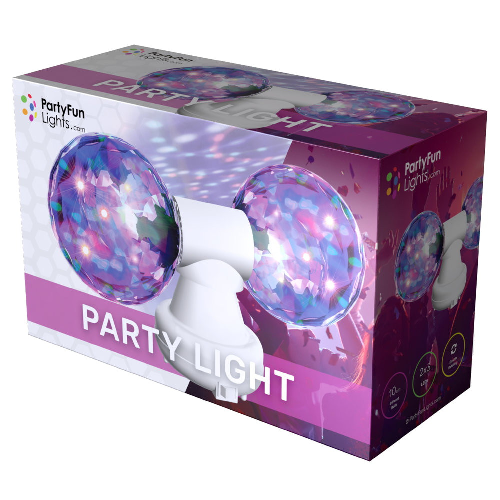 PFL Double Rotating Multi Color Party Light