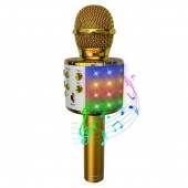 PFL Karaoke Microphone Gold