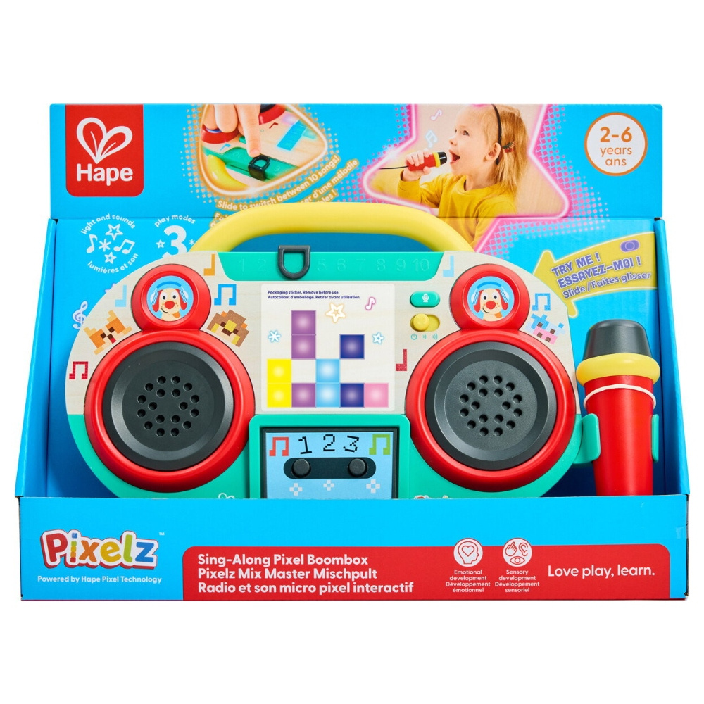 Hape Pixelz Boom Box Musikleksak 