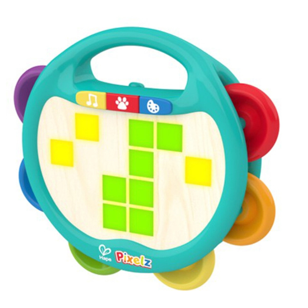 Hape Pixelz Tamburin Skaka Slå