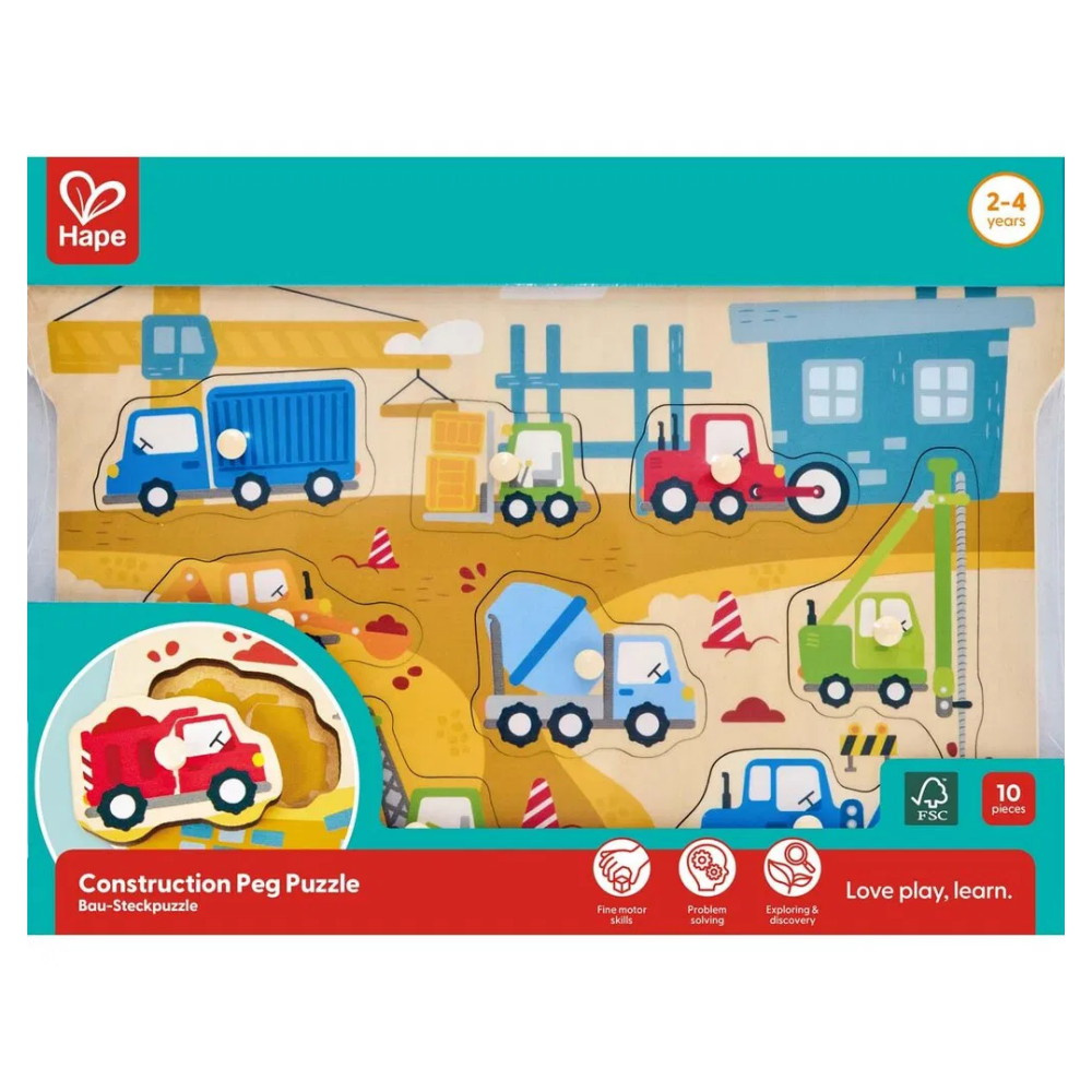 Knoppussel - Byggfordon 10 Bitar