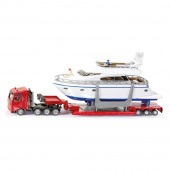 Siku Super 1:87 - MAN Tung transportbil med yacht Siku Super 1:87 - MAN Tung transportbil med yacht