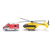 Siku Super 1:87 - Ambulans och helikopter Siku Super 1:87 - Ambulans och helikopter