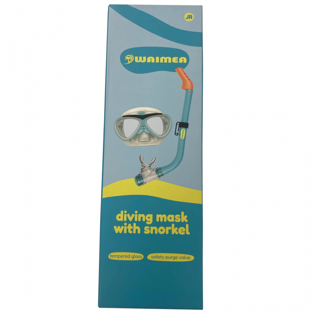 Snorkelset Junior, Blå