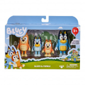 Bluey-familjen, 4 pack Figurer Bluey-familjen, 4 pack Figurer
