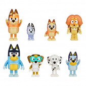 Bluey-familjen och Blueys vänner figurer 8 st Bluey-familjen och Blueys vänner figurer 8 st