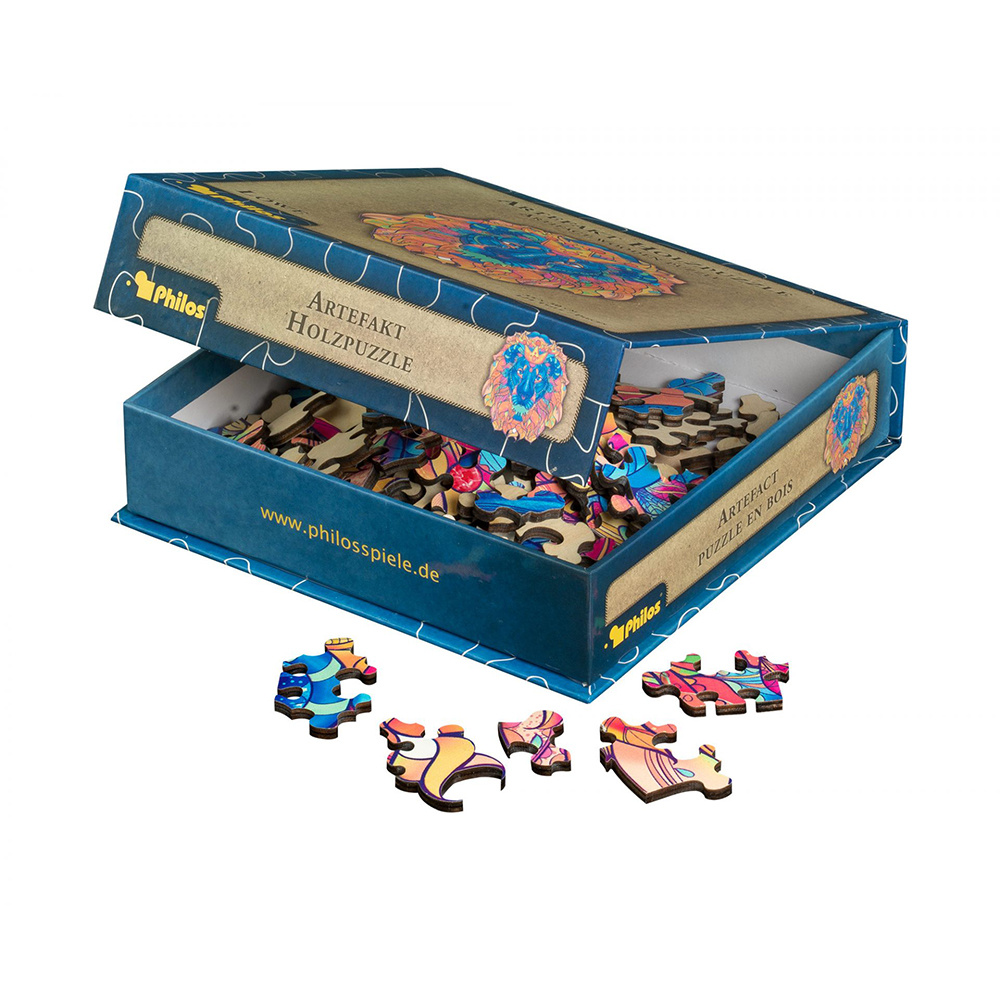 Artefakt träpussel - Lion 124 bitar