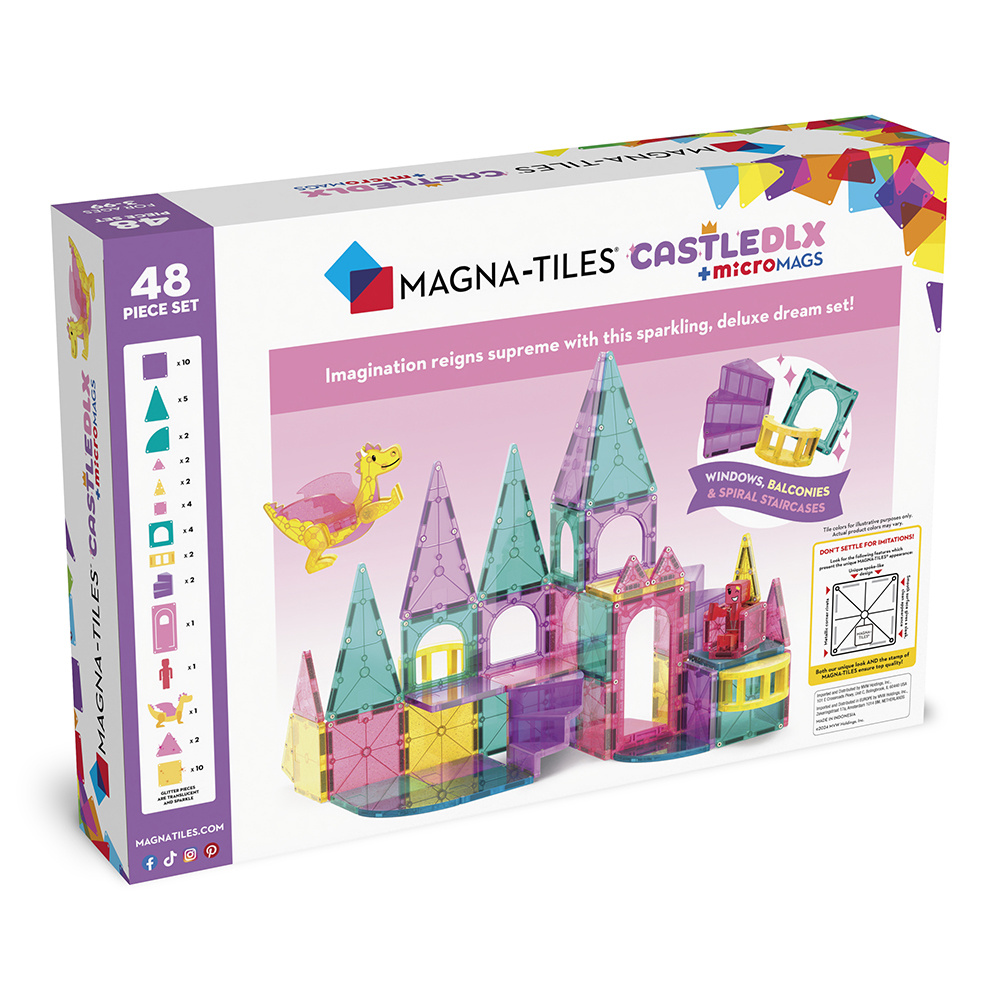 Magna-Tiles - Castle Deluxe - 48 Delar