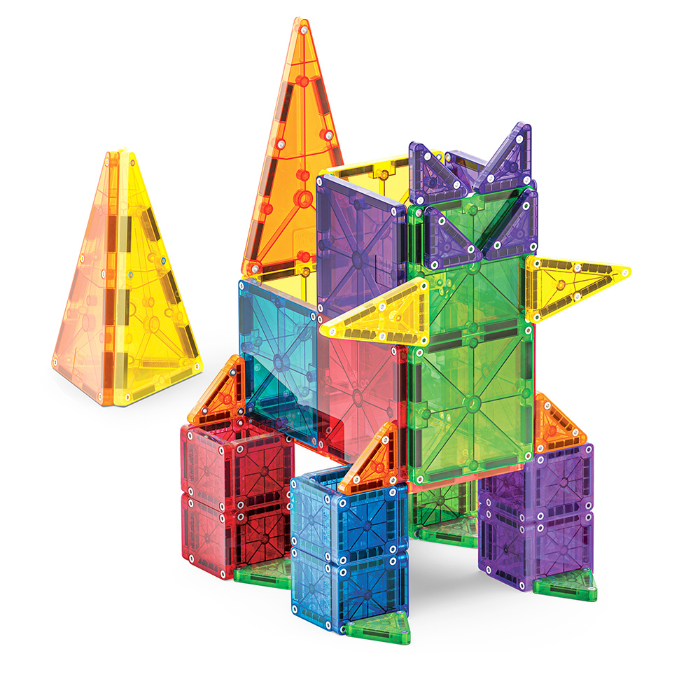 Magna-Tiles - Combo + MicroMags - 62 Delar