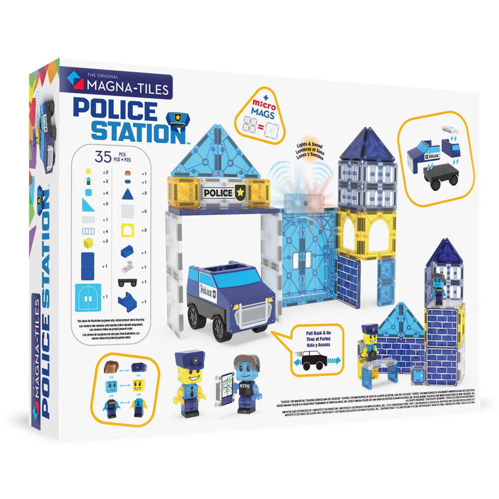Magna-Tiles Polisstation 35 delar