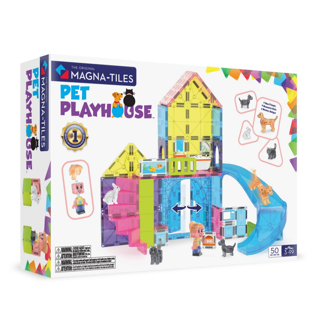Magna-Tiles Djurlekland 50 delar