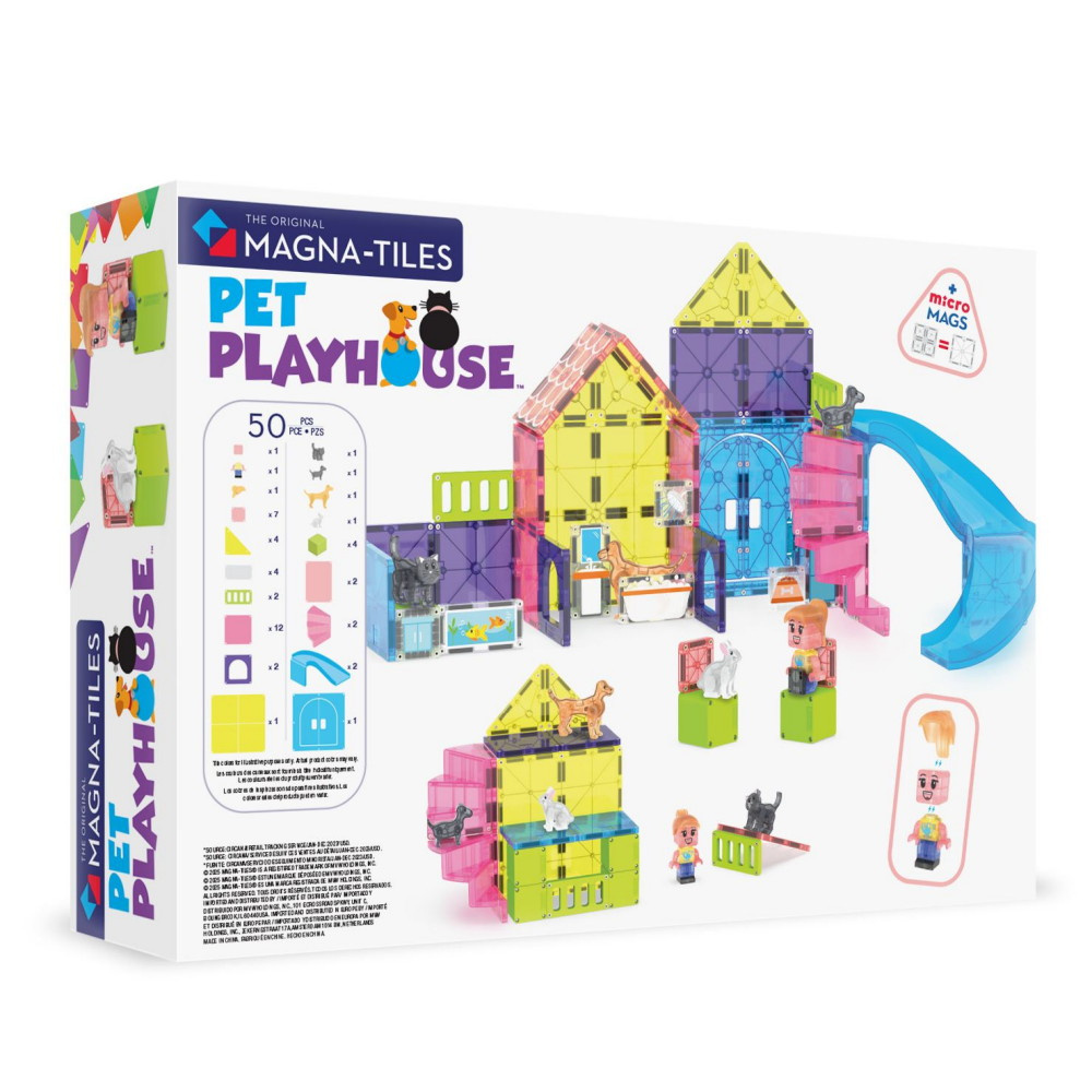 Magna-Tiles Djurlekland 50 delar