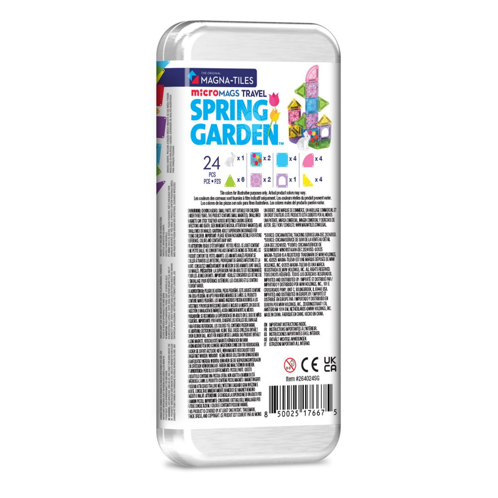 Magna-Tiles, Vårträdgården reseset 24 delar