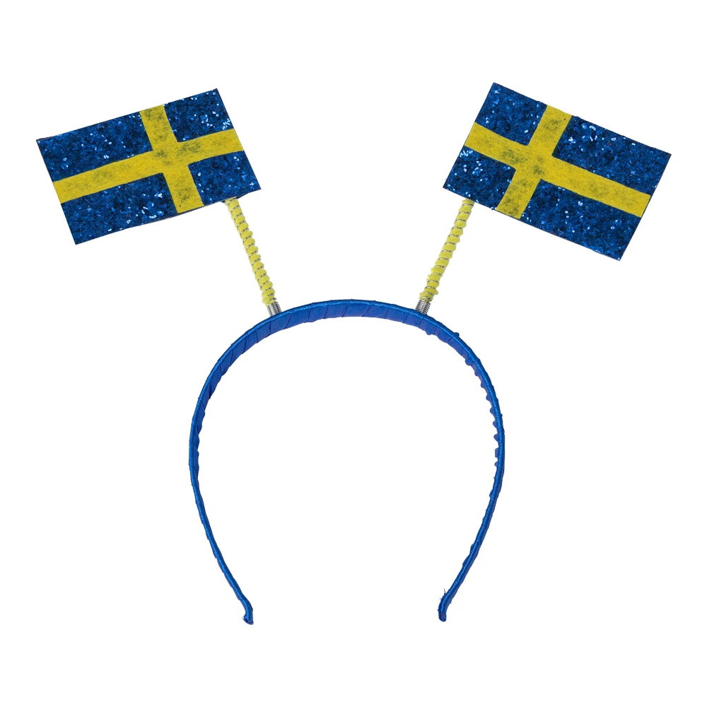 Diadem Med Sverige Flaggor