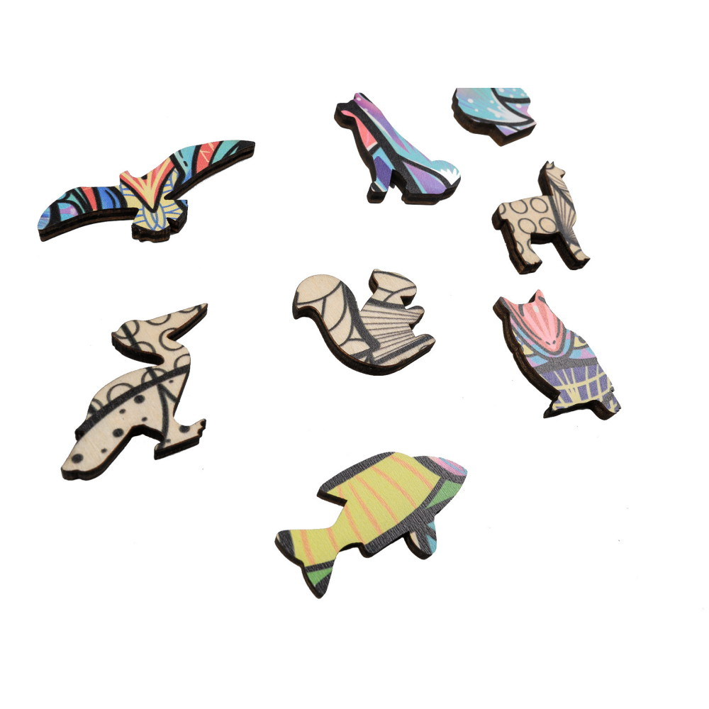 Artefakt träpussel - Fox 143 bitar