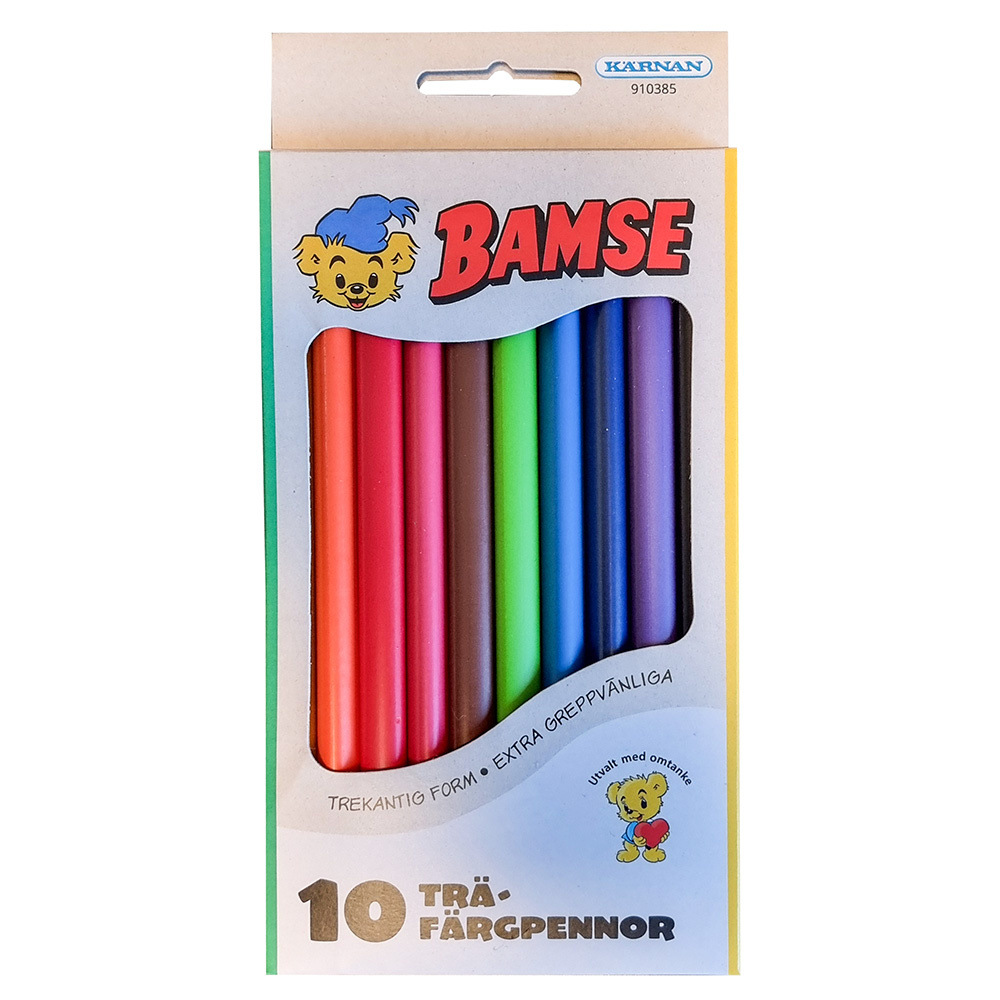 Bamse Färgpennor 10 st