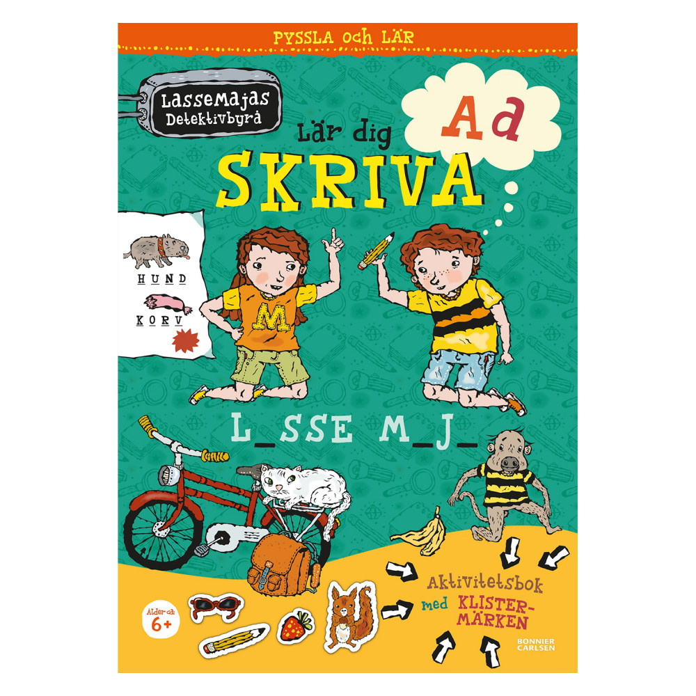 LasseMajas Detektivbyrå - Lär dig skriva
