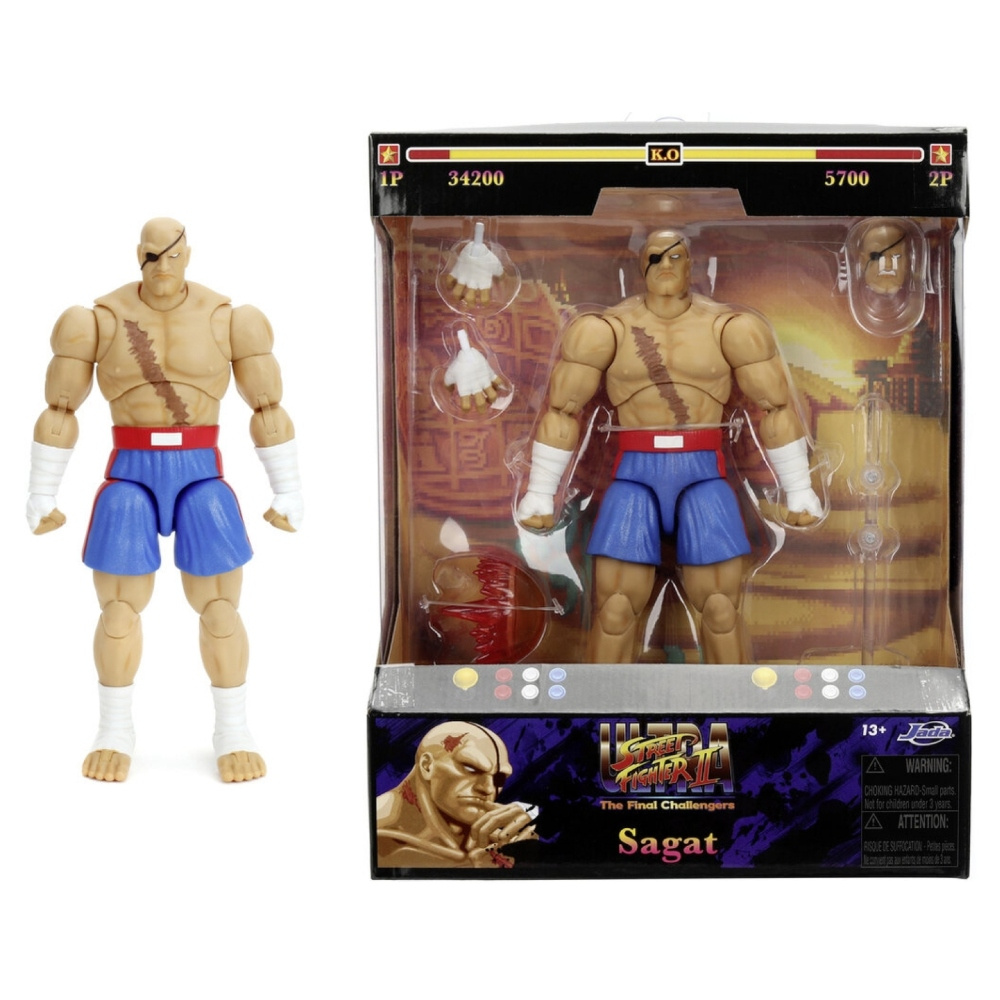 Street Fighter II Sagat Figur