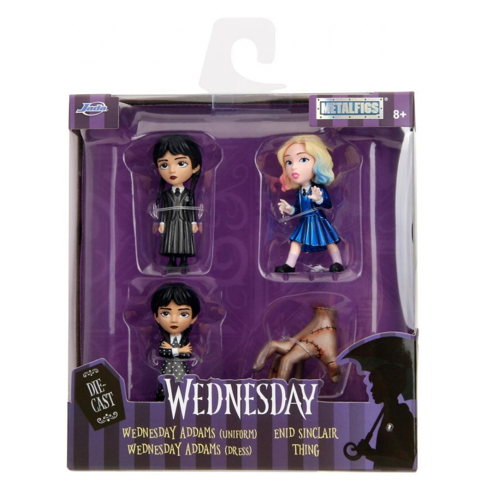 Wednesday Die-Cast Metalfigs 4-Pack
