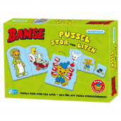 Kärnan Pussel: Bamse - Stor till liten 6 Bitar Kärnan Pussel: Bamse - Stor till liten 6 Bitar