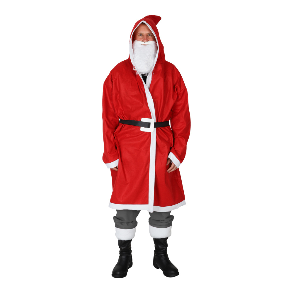 Tomterock med huva och skägg