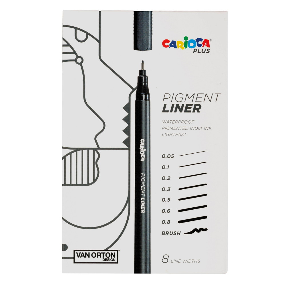 Carioca Plus Pigment Liner 8 st