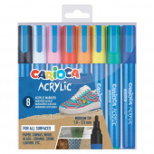 Carioca Acrylic Marker Bullet 8 st Carioca Acrylic Marker Bullet 8 st