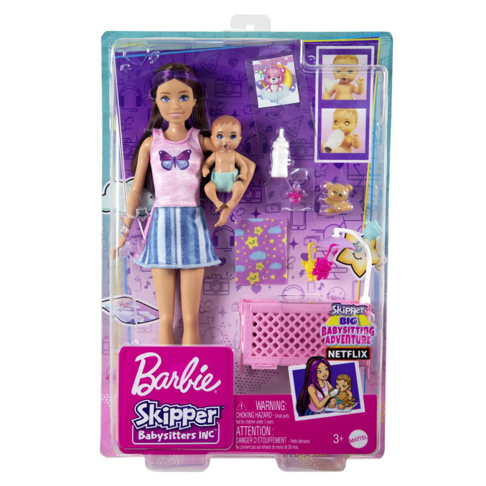 Barbie Skipper Sleepy Baby Playset