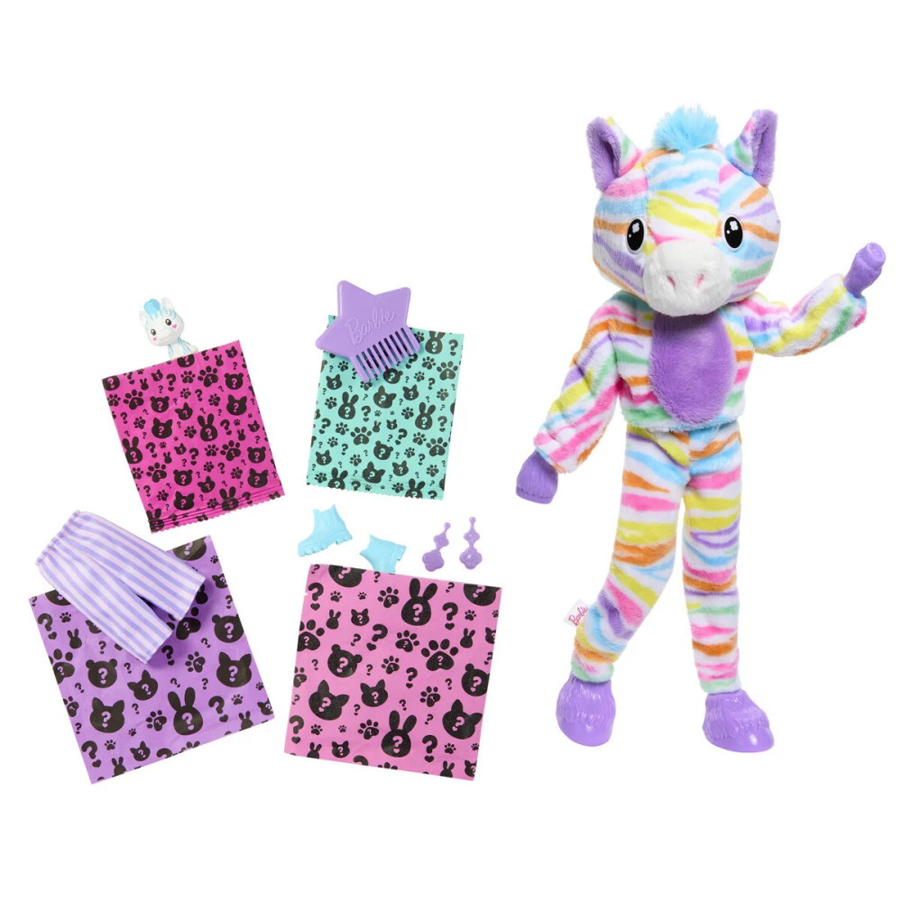 Barbie Cutie Reveal Color Dreams Zebra