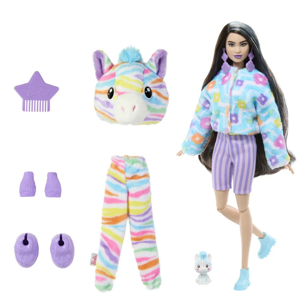 Barbie Cutie Reveal Color Dreams Zebra