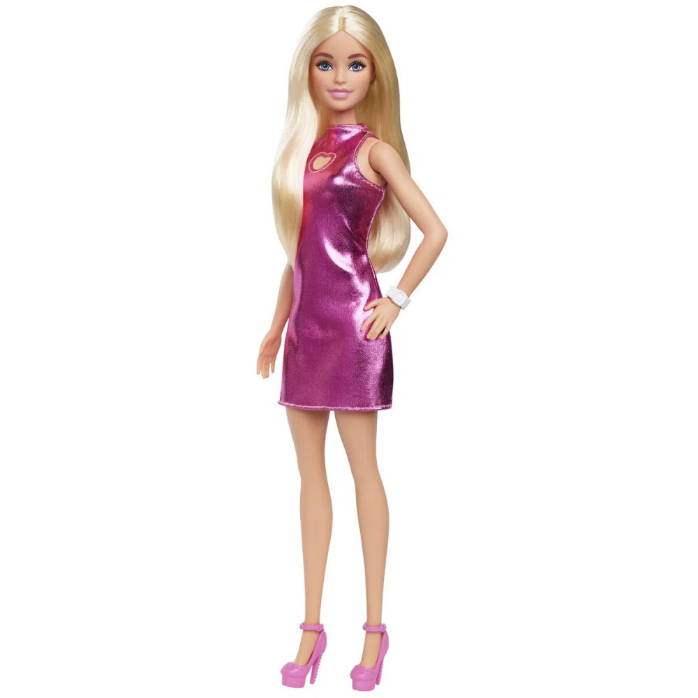Barbie Fashionista - Rosa klänning hjärta utskärning