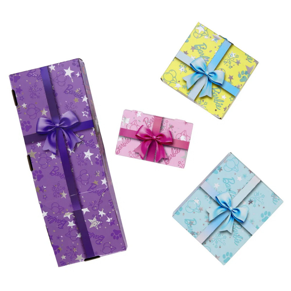 Barbie - Party Unboxed Mörk brunett docka