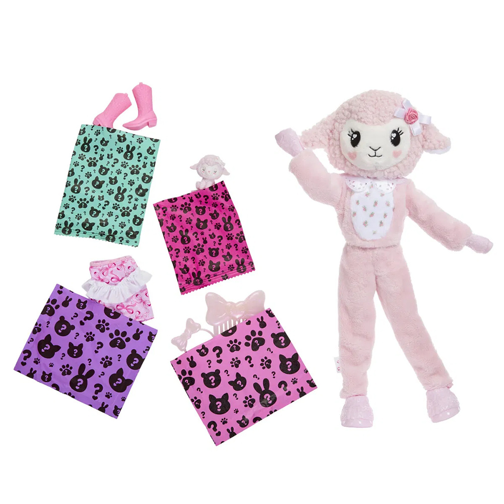 Barbie Cutie Reveal Sweet Bows Pink Lamb
