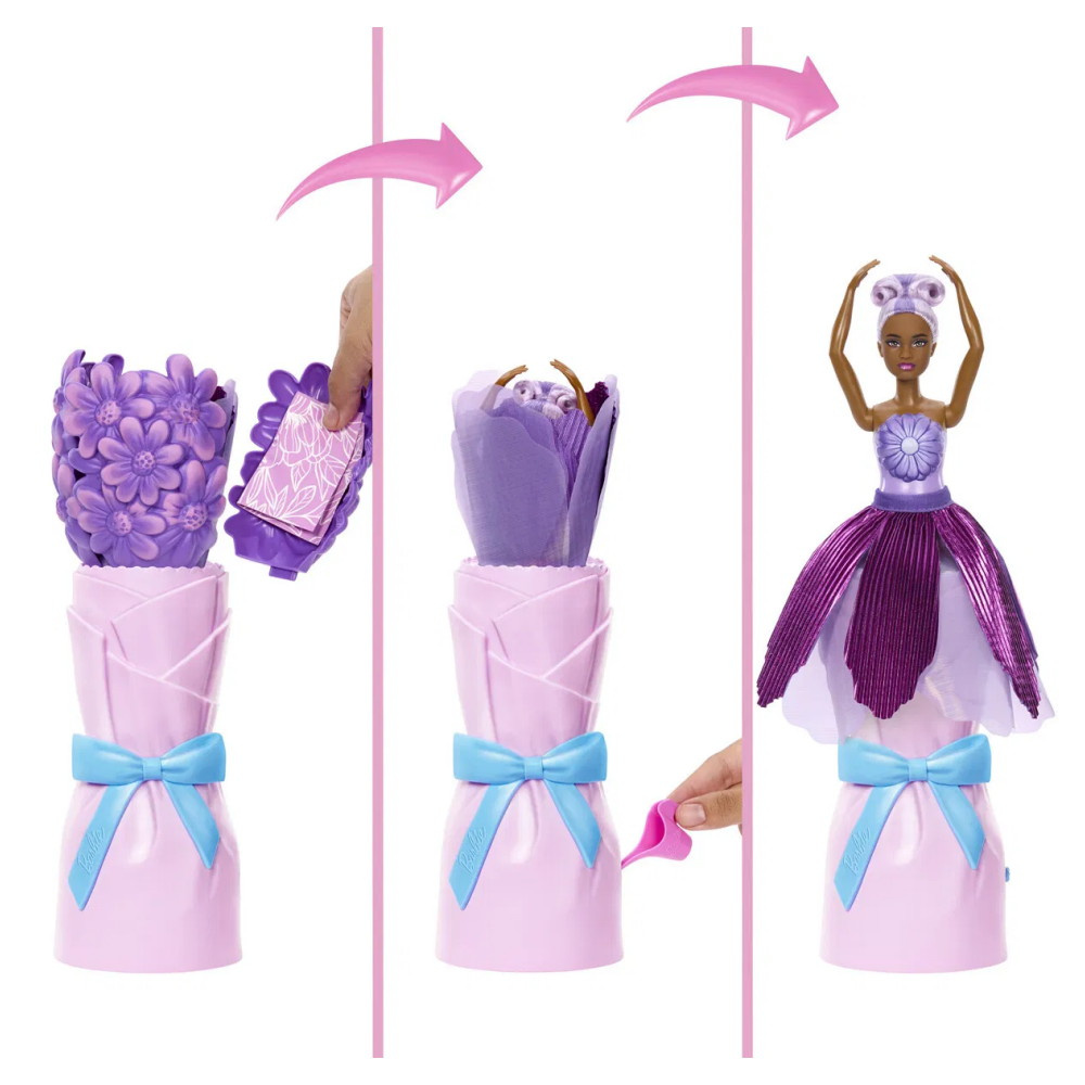 Barbie Petal Pop Fashion Doll Lila Tusensköna