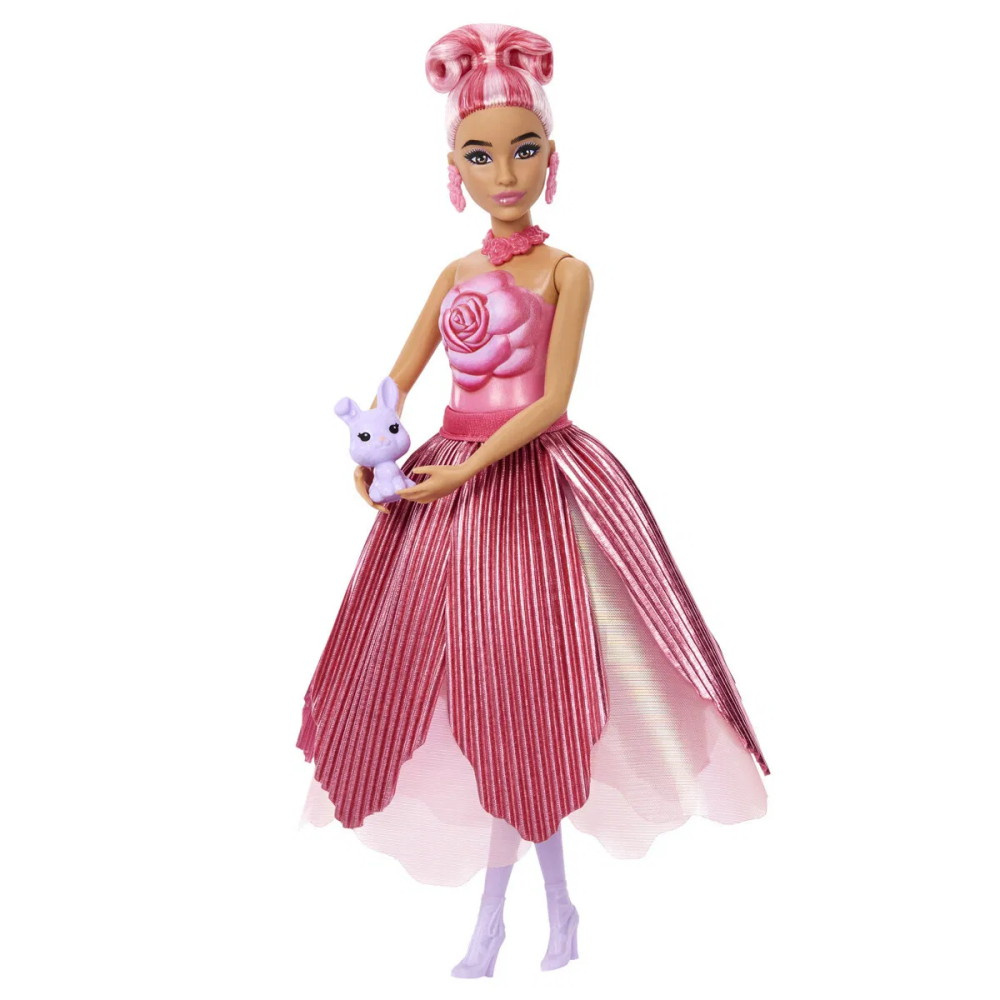 Barbie Petal Pop Fashion Doll Röd Ros