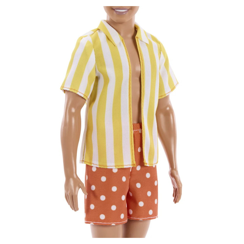 Barbie Fashionista Style Ken - Prickiga shorts och randig skjorta #252