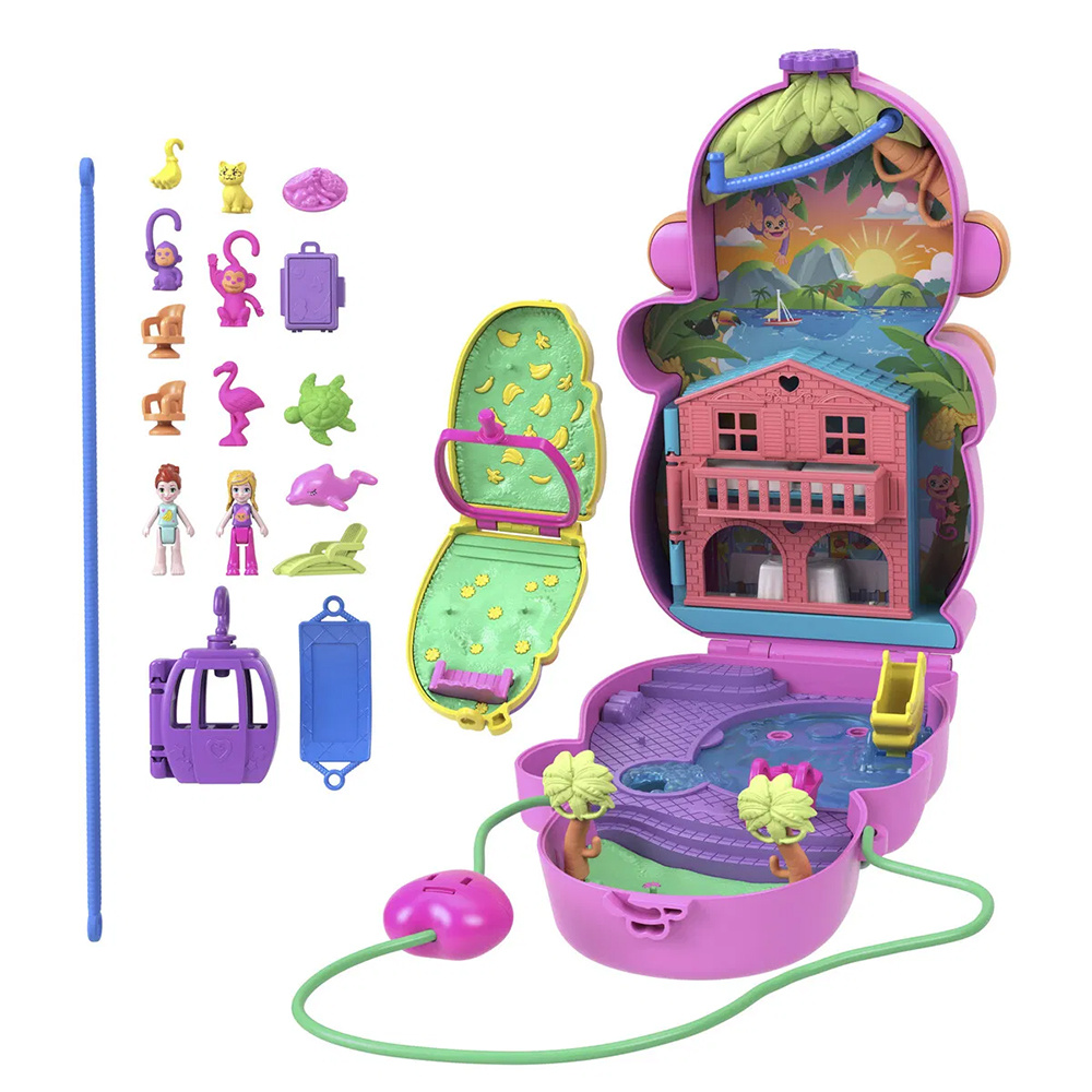 Polly Pocket Wearable Monkey Compact