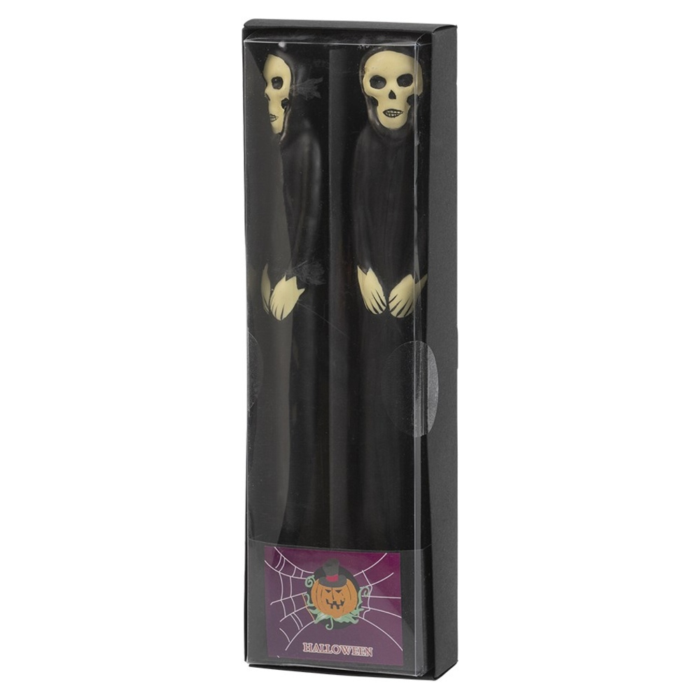 Halloween Reaper Ljus Svart 2 pack