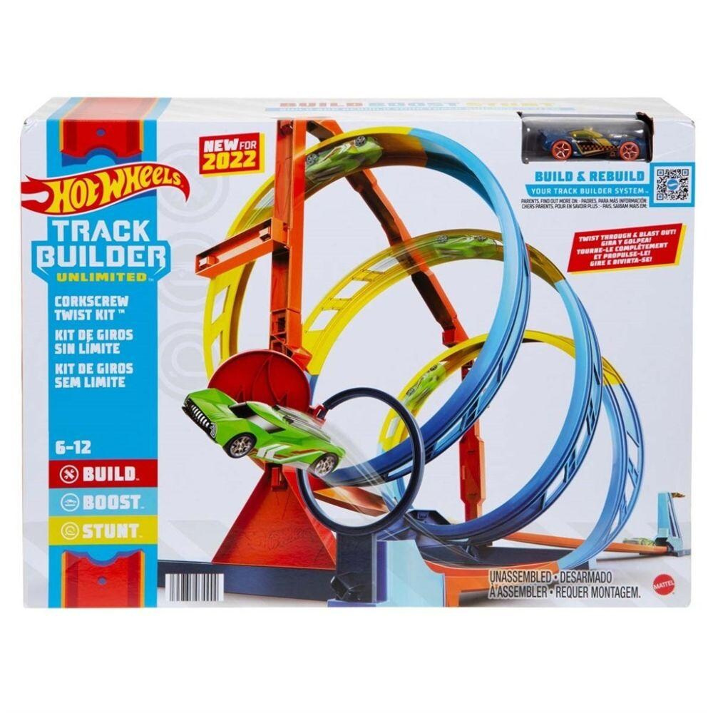 Hot Wheels Track Builder Corkscrew Twist Kit